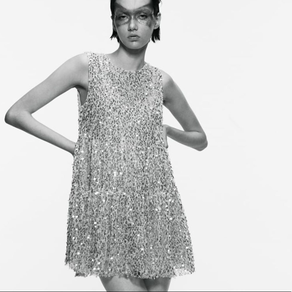 Zara limited edition sequin dress - Picture 3 of 5